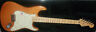 Fender American Deluxe Stratocaster 2011 Custom Electric Guitar SSS Amber